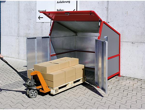 Actual product image eurokraft pro Garbage can enclosure