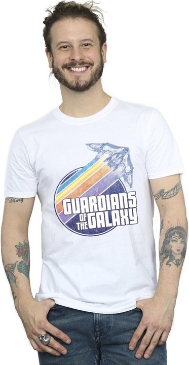 Produktbild Guardians of the Galaxy Badge Rocket TShirt (M)