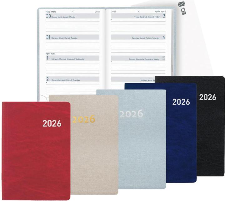 Produktbild Biella Taschenagenda Mittelformat