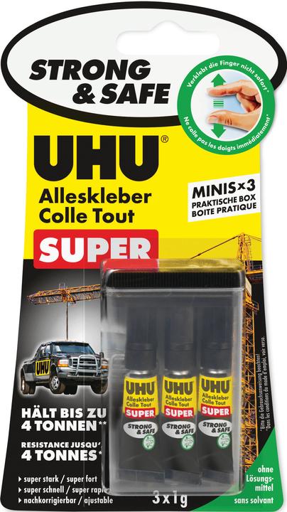 UHU All-purpose adhesive Strong+Safe Mini (1 g, 1000 ml)