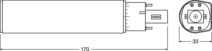 Immagine prodotto Ledvance Lampada compatta a LED (G24q-3, 10 W, 990 lm, 1 x, F)