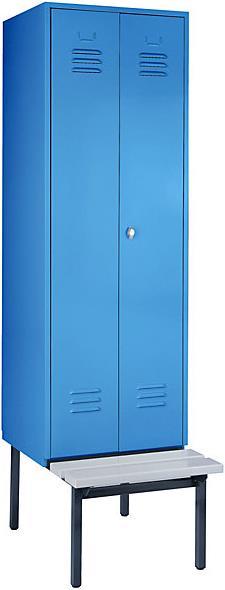 Actual product image Wolf Clothes locker with bench underneath (60 cm, 214 cm)