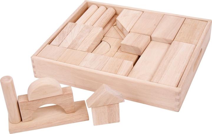Bigjigs Grosses Holzbausteine-Set