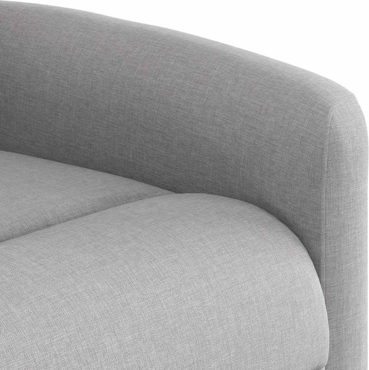 Immagine prodotto vidaXL Poltrona massaggiante elettrica in tessuto grigio nuvola