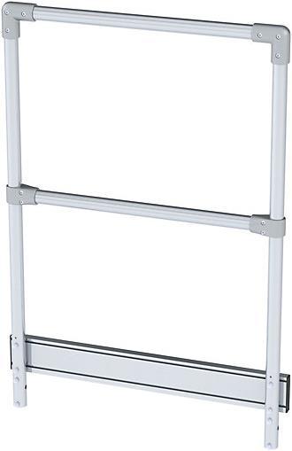 Actual product image kaiserkraft Railing at front for mobile work platform at front 800 mm (121.50 cm)