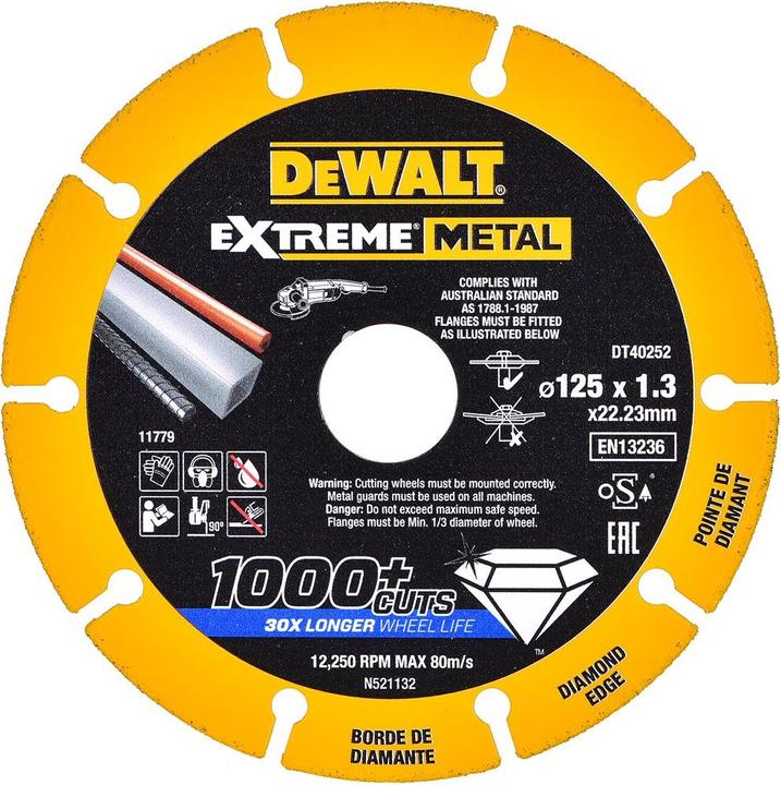 Actual product image DeWalt DCG405P3 (125 mm)