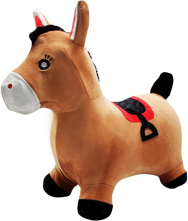 Actual product image Lexibook Inflatable Jumping Plush Horse (BGP050)
