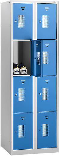 Actual product image eurokraft basic Locker cabinet with cylinder lock (80 cm, 180 cm)