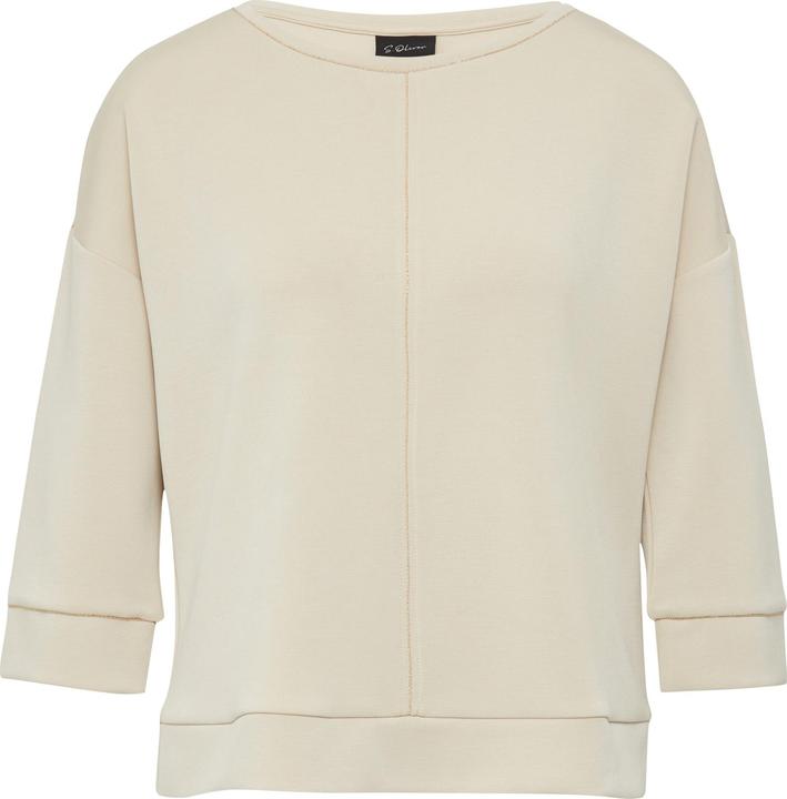 Produktbild s.Oliver Sweatshirt Modal-Sweatshirt im Relaxed Fit mit Schmuck-Details (46)