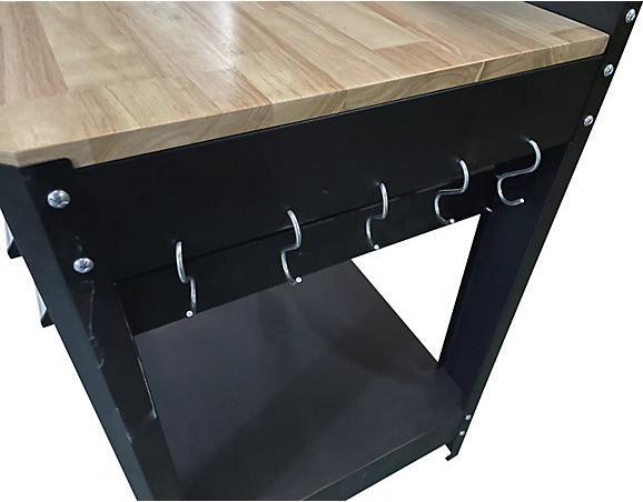 Produktbild kaiserkraft Werkbank mit Funktionsaufbau (114 cm, 58 cm)