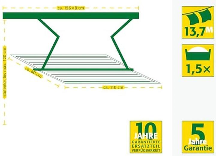 Produktbild Juwel Deckentrockner Samba (13.70 m)