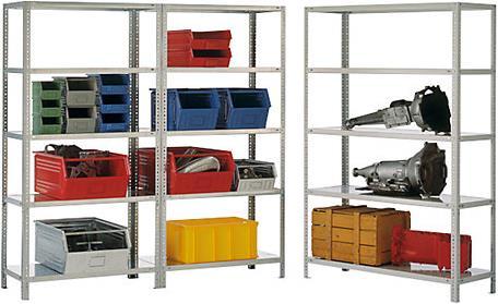 Actual product image eurokraft pro Heavy duty screw rack, galvanized