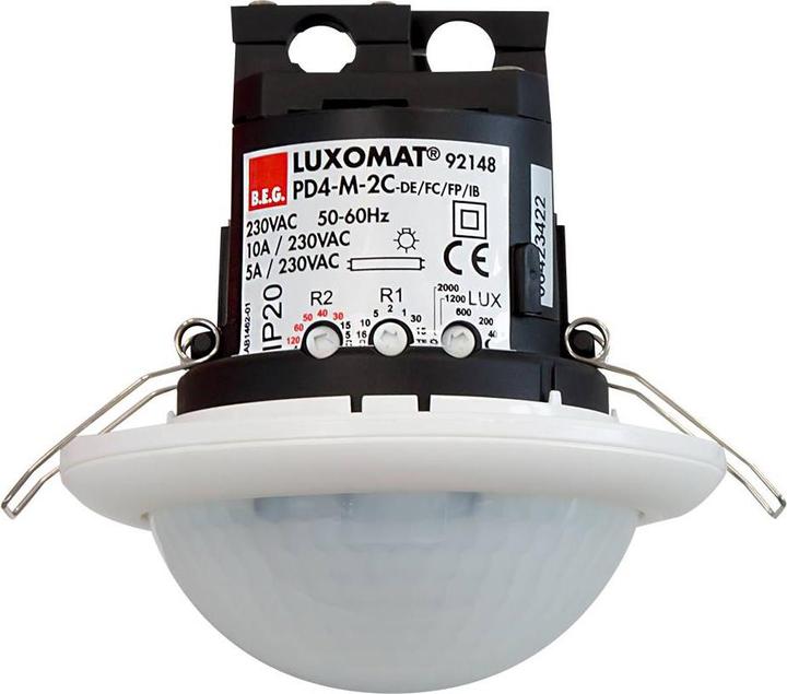 Actual product image BEG Luxomat UP presence detector 92148 PD4-M-DE 360' white (12 m)