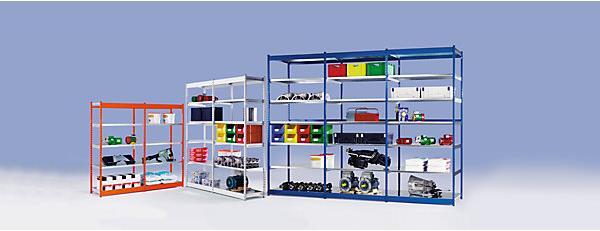 Produktbild kaiserkraft Stabil-Steckregal, einseitig