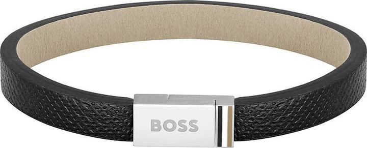 Hugo Boss Modern leather bracelet Jace 1580336 - Length: 17.5 cm (17.50 cm, Leder)