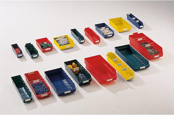 Actual product image kaiserkraft Shelf box made of high impact polypropylene