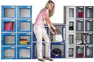 Image du produit eurokraft basic Cube de casier avec fenêtre