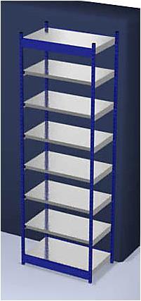 Produktbild kaiserkraft Stabil-Steckregal, einseitig