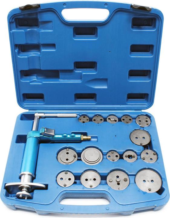 Produktbild Wiltec Universal Druckluft Bremskolben-Rücksteller Set Bremskolbenrückdreher 16 tlg L/R