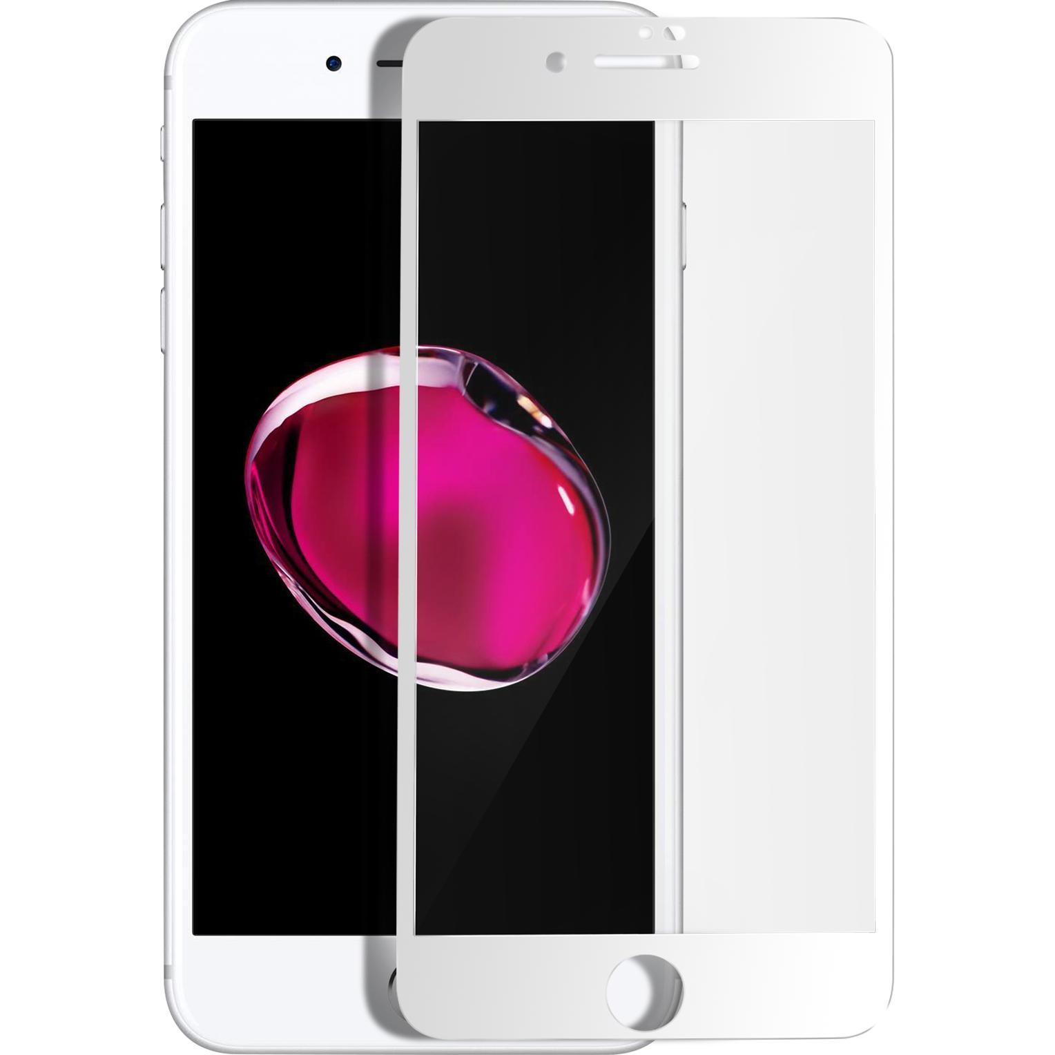 Avizar Displayschutzfolie, Case friendly Schutz (1 Stück, Apple iPhone 8 Plus), Smartphone Schutzfolie, Weiss