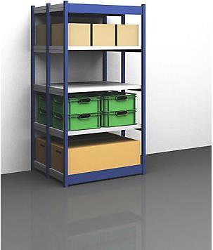 Produktbild kaiserkraft Stabil-Steckregal, doppelseitig