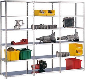 Actual product image eurokraft pro Storage screw rack, galvanized, medium weight