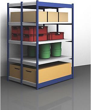 Produktbild kaiserkraft Stabil-Steckregal, doppelseitig