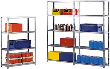 Actual product image eurokraft pro Bolted shelving, light construction, galvanized