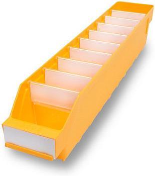 Actual product image kaiserkraft Shelf box made of high impact polypropylene