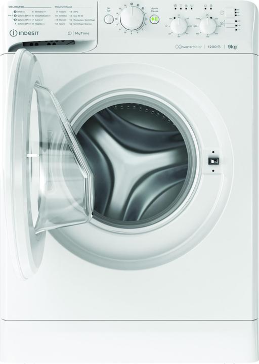 Actual product image Indesit Frontlader-Waschmaschine, 9 kg, 1200 Umdrehungen, Klasse (9 kg, Left)