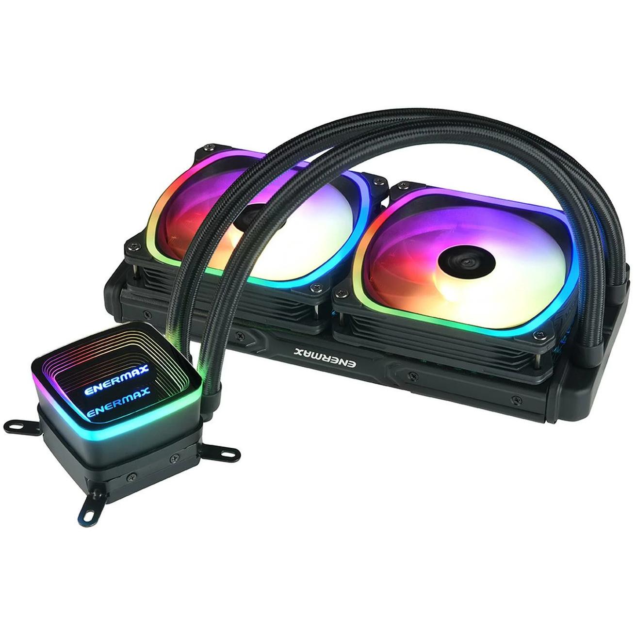 Thumbnail - Enermax AquaFusion ADV 240, CPU Wasserkühler, Schwarz