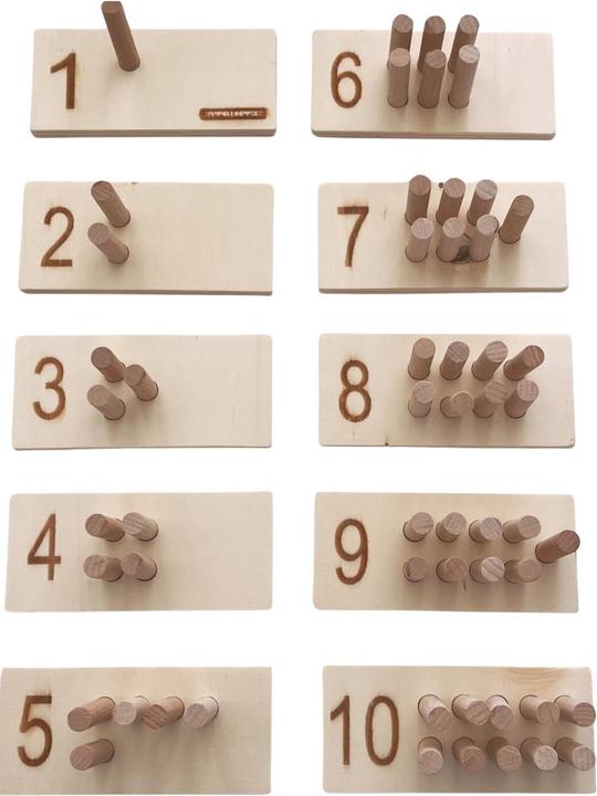 Actual product image Intellectiki Wooden Number Rod