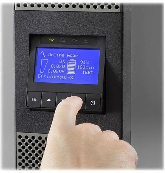 Productafbeelding Eaton 9PX 5000i RT3U Netpack Tower/Rack 3U Netwerkkaart 3min Runtime 4400W (5000 VA, 4500 W, Online dubbele transformator UPS)