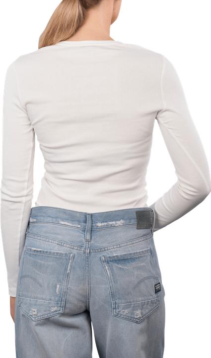 Actual product image Tommy Jeans Tjw Slim Essential Rib Ls (S)