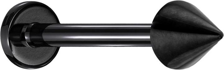 Produktbild Star Piercing Micro Labret schwarz mit Cone (ohne Messing, Titan G23)
