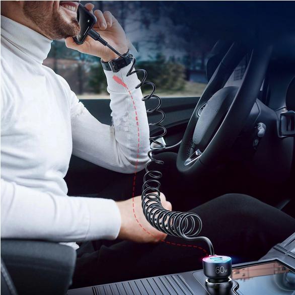 Image du produit Joyroom Chargeur de voiture filaire 3 en 1 (55W)