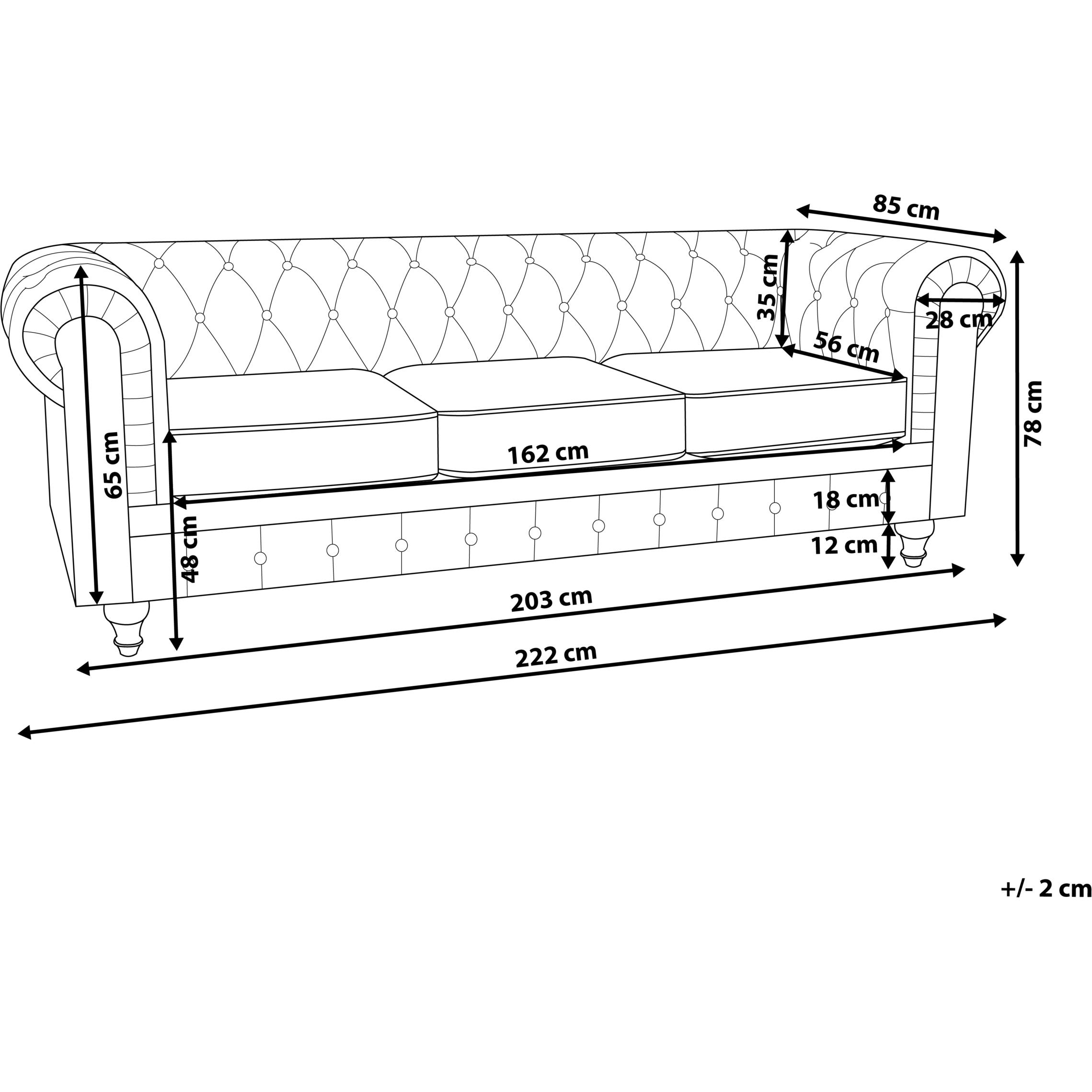 Thumbnail - Beliani, Sofa, Chesterfield (Chesterfield)