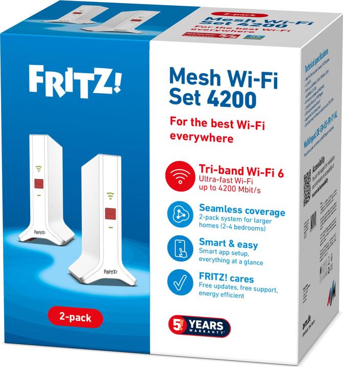 Immagine prodotto AVM FRITZ!Mesh Set 4200 2-pack International