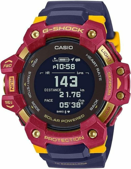 Produktbild G-Shock Herrenuhr Casio G-SQUAD - FC BARCELONA MATCHDAY (Ø 55 mm)