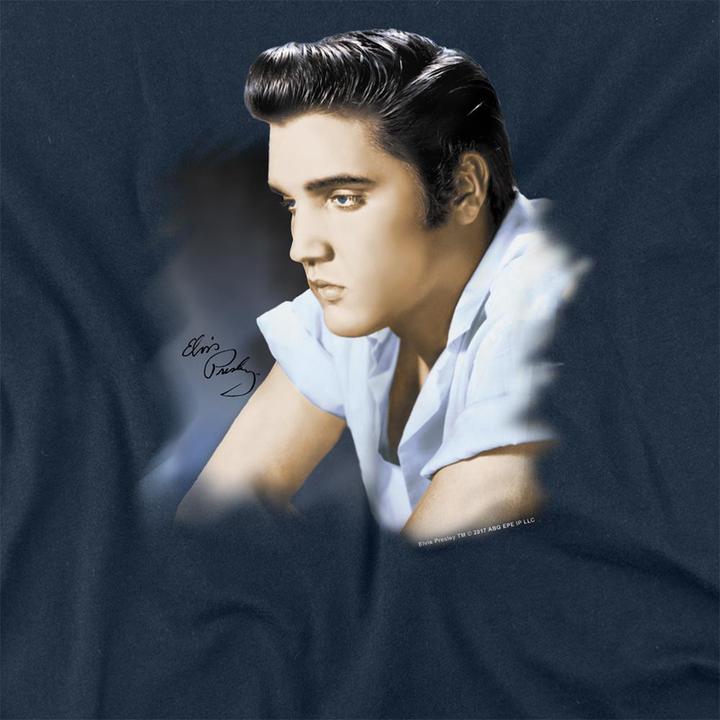 Produktbild Elvis Blue Profile TShirt Langärmlig (M)