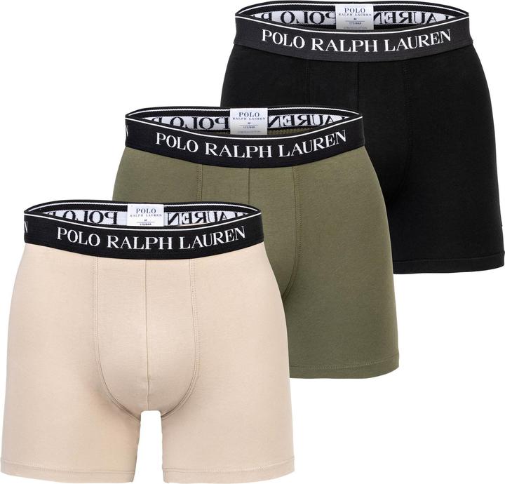 Ralph Lauren Boxershort Casual Figurbetont BOXER BRIEF - 3 PACK (XL, 3er Pack)