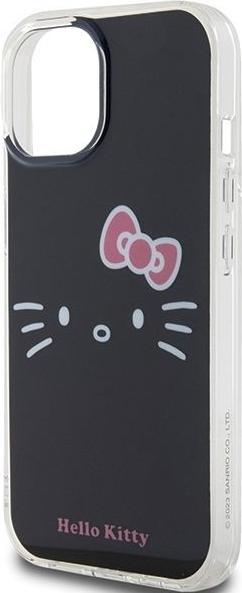 Produktbild Hello Kitty HKHCP15SHKHLK iPhone 15 6.1" czarny/black hardcase IML Kitty Face (Apple iPhone 15)