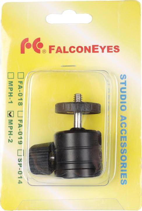 Image du produit Falcon Eyes Mini rotule ball noire MPH-2 (Tête sphérique)