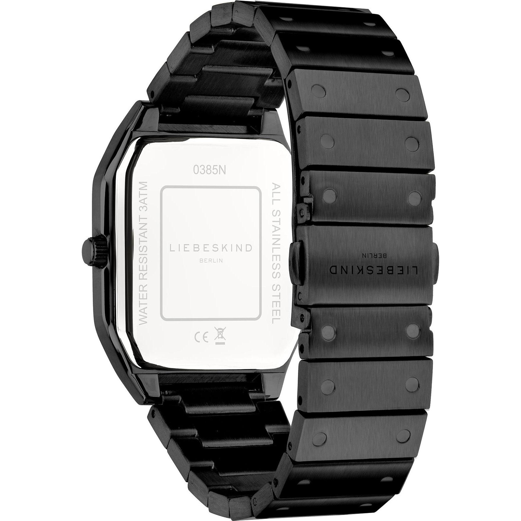 Thumbnail - Liebeskind Berlin, Armbanduhr, Damenuhr, Schwarz, (Analoguhr, 39 mm)