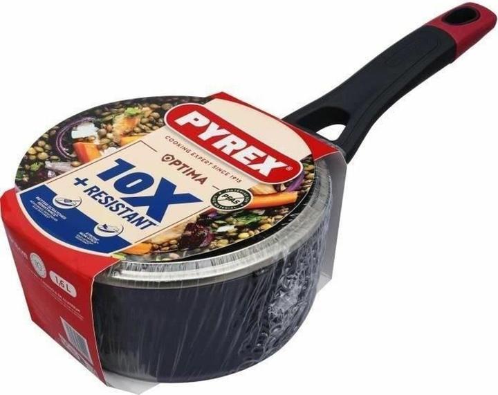 Pyrex Kasserolle (Casserole, Casserole à manche, Verre borosilicaté, 18 x 10 cm)