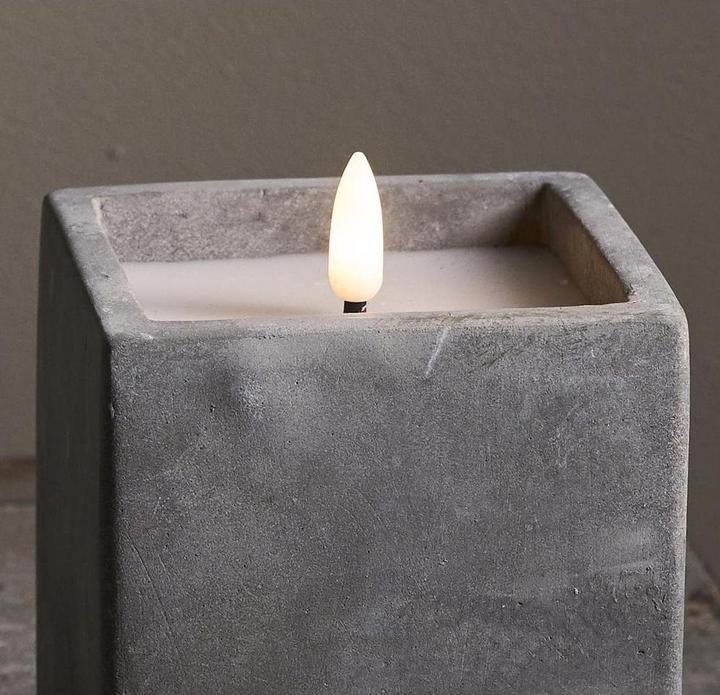 Actual product image Star Trading LED Pillar Candle Flame Cem