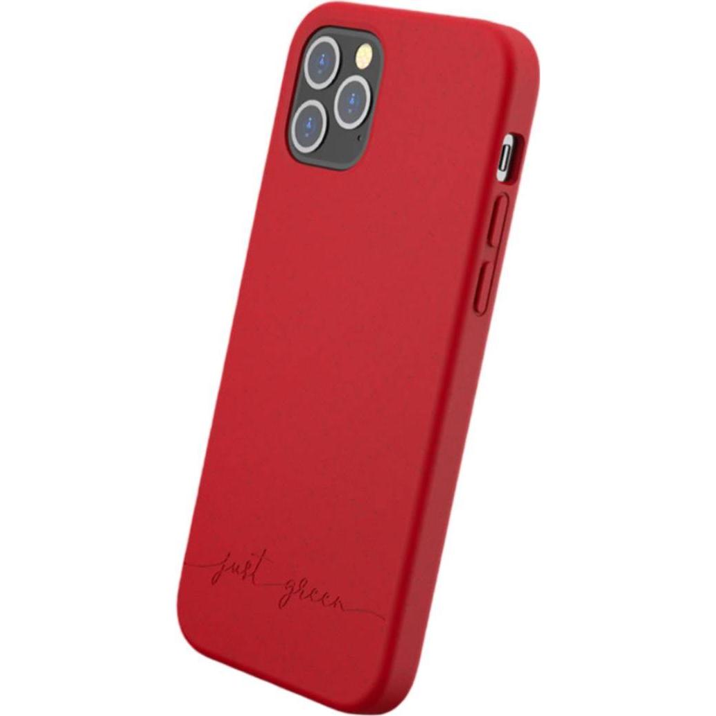 Thumbnail - Just Green Bio Case (Apple iPhone 12 Pro Max), Smartphone Hülle, Rot