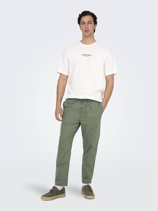 Produktbild Only & Sons Onslinus Crop 0007 Cot Lin Pnt Noos (L)