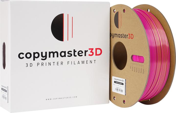 Produktbild Copymaster3D Duo-Silk 3D Printer Filament, 1.75 mm, Pink/Gold (1.75 mm, 1000 g)