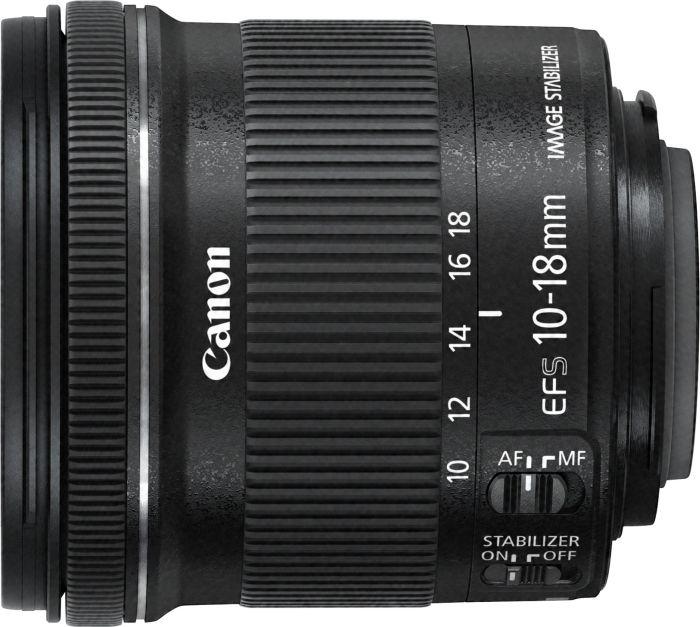 Produktbild Canon EF-S 10-18mm f4.5-5.6 IS STM + EW 73 + LC Kit (Canon EF-S, APS-C / DX)